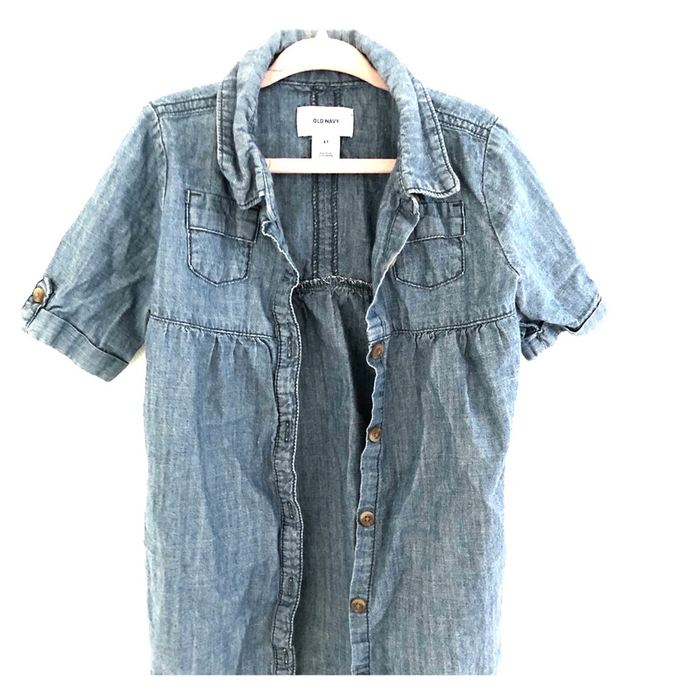 Toddler Girl Old Navy Denim Shirt Dress
